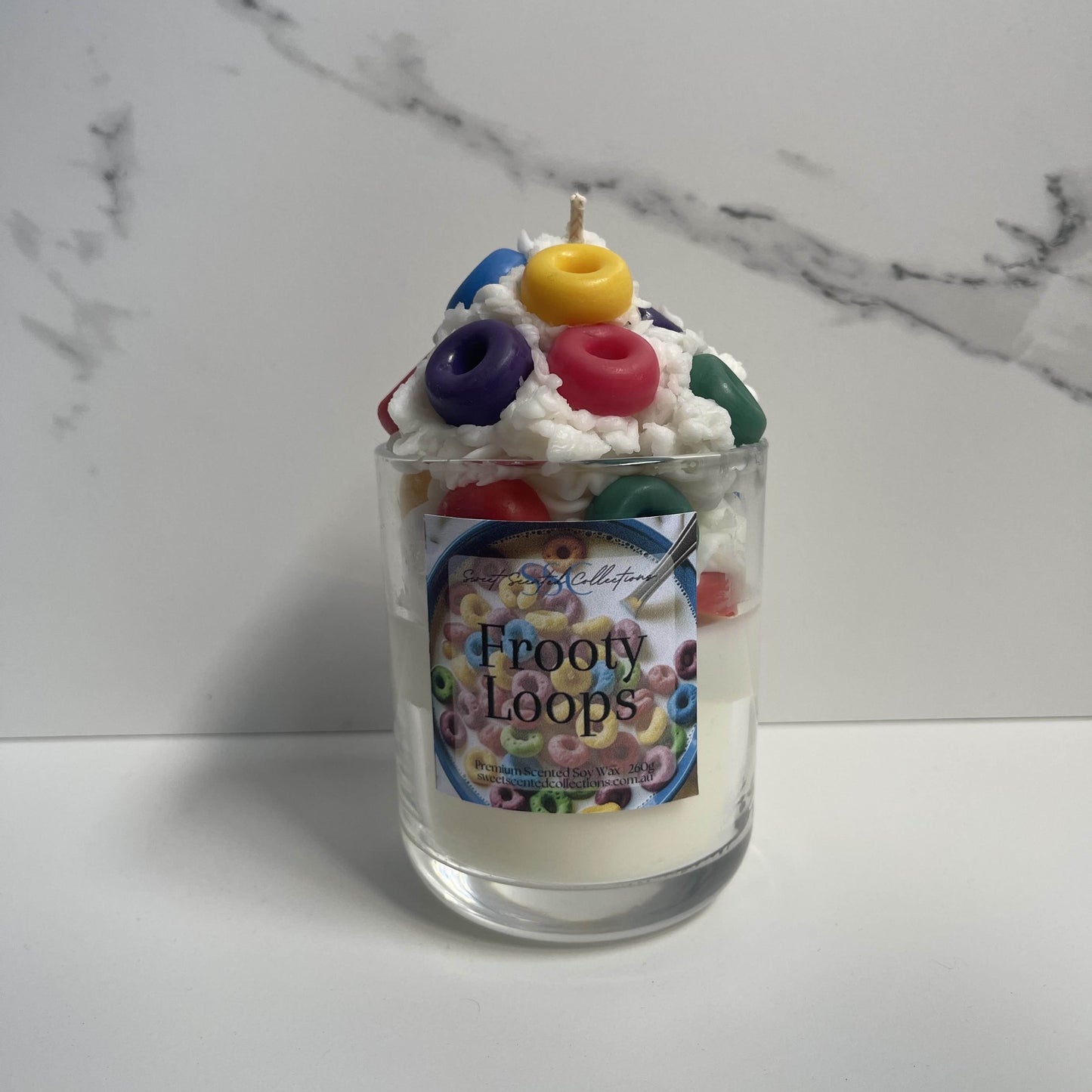 شمعة الفراولة وكريمة الصويا - 220 جم